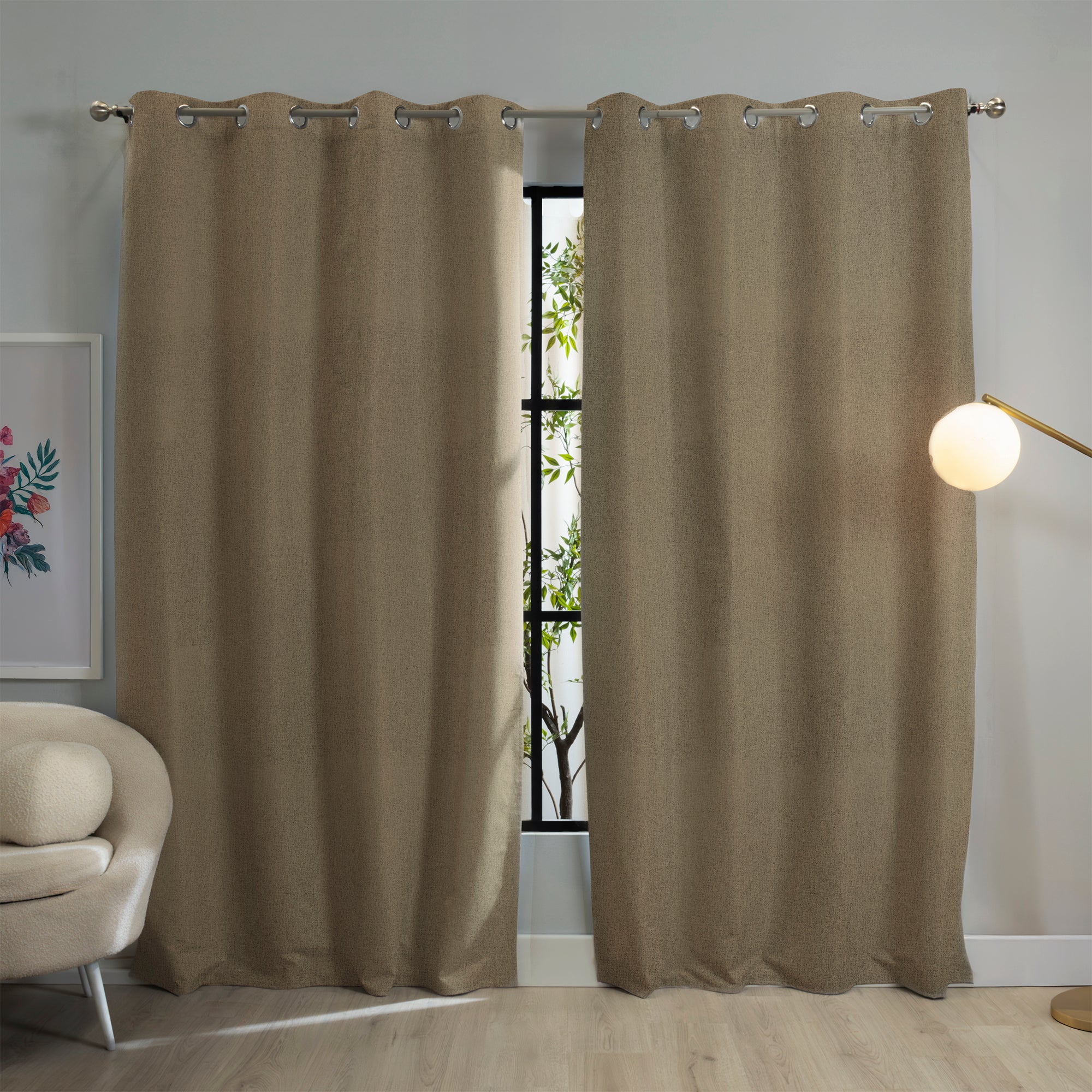 Hazelnut Catania Blackout Curtains