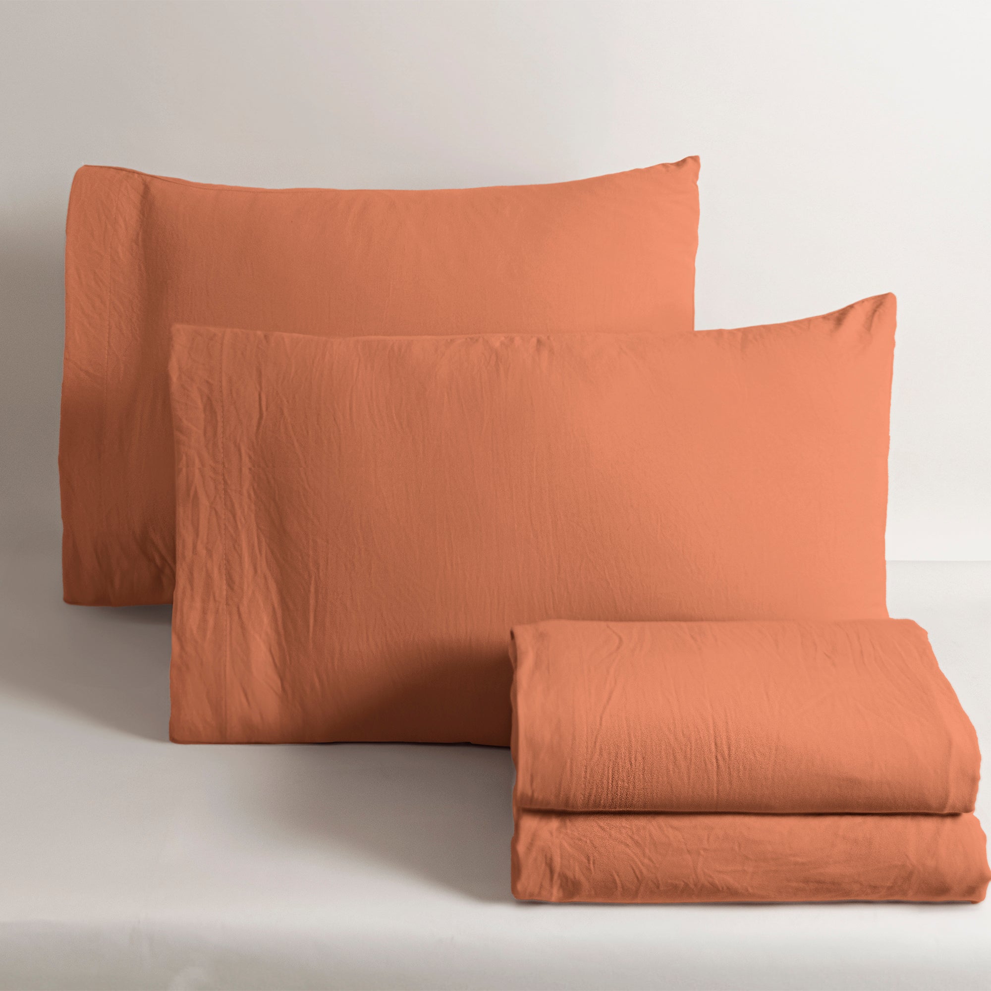 Viasoft Washed Coral Sheets