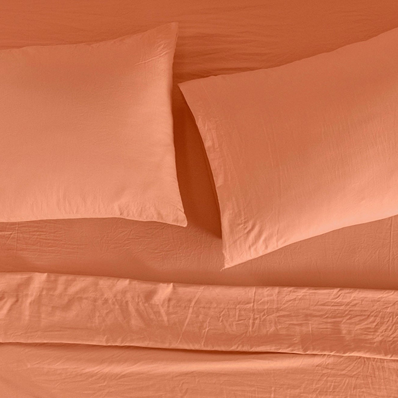 Viasoft Washed Coral Sheets