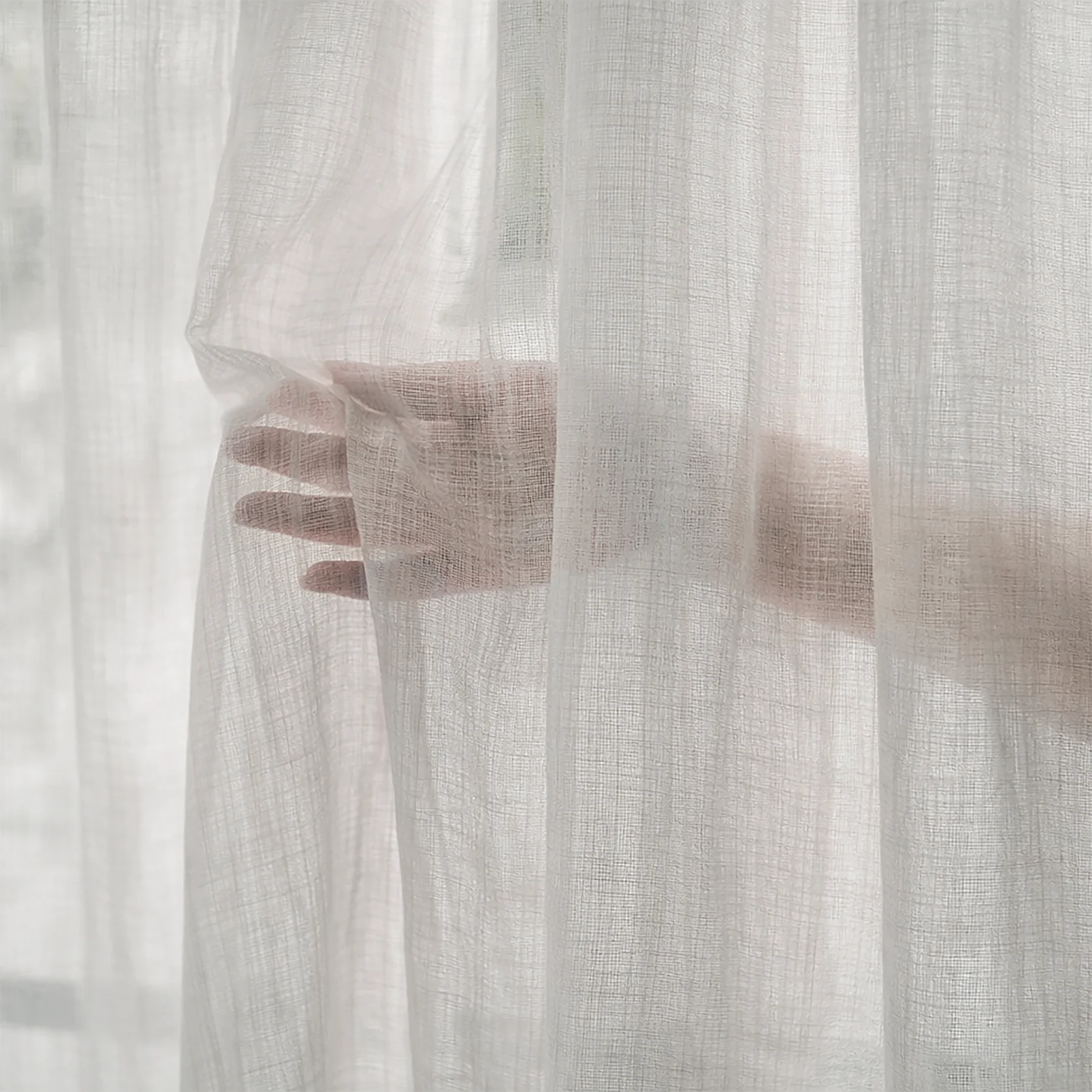 White Vienna Ring Curtains