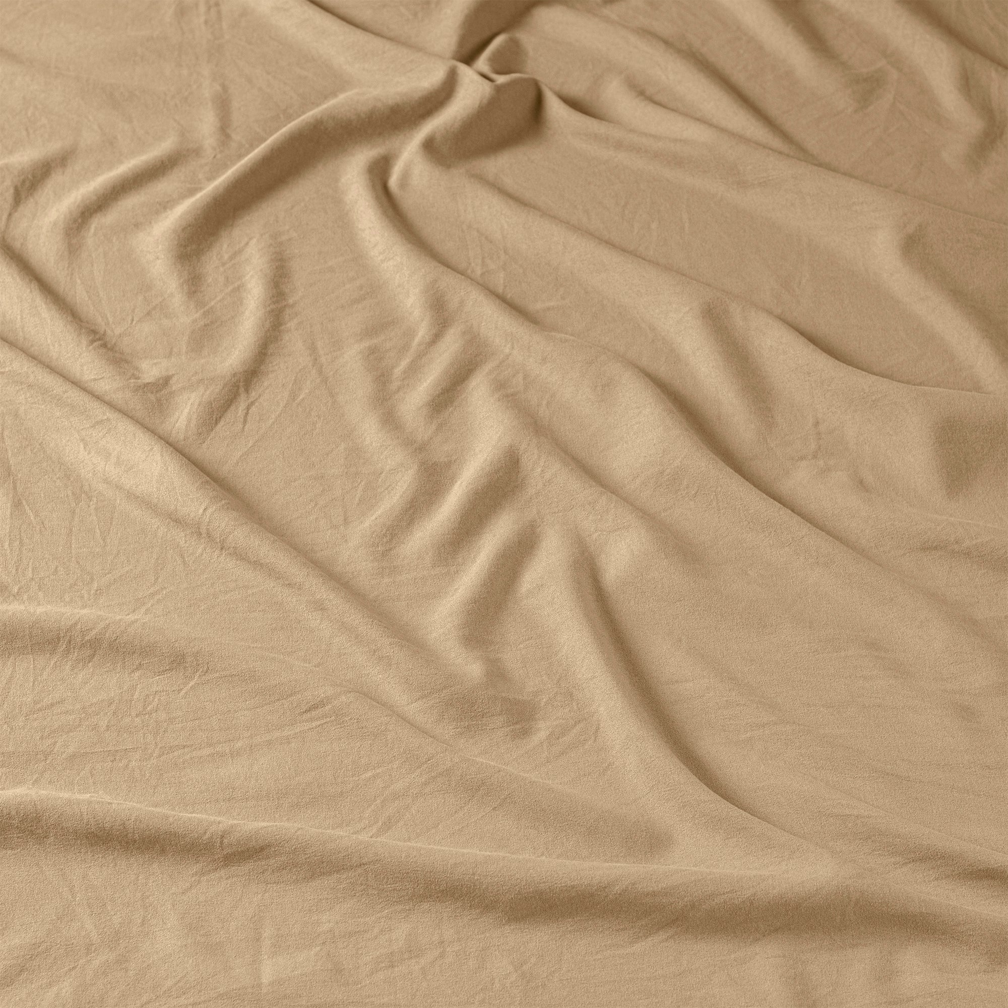 Viasoft Washed Toffee Sheets