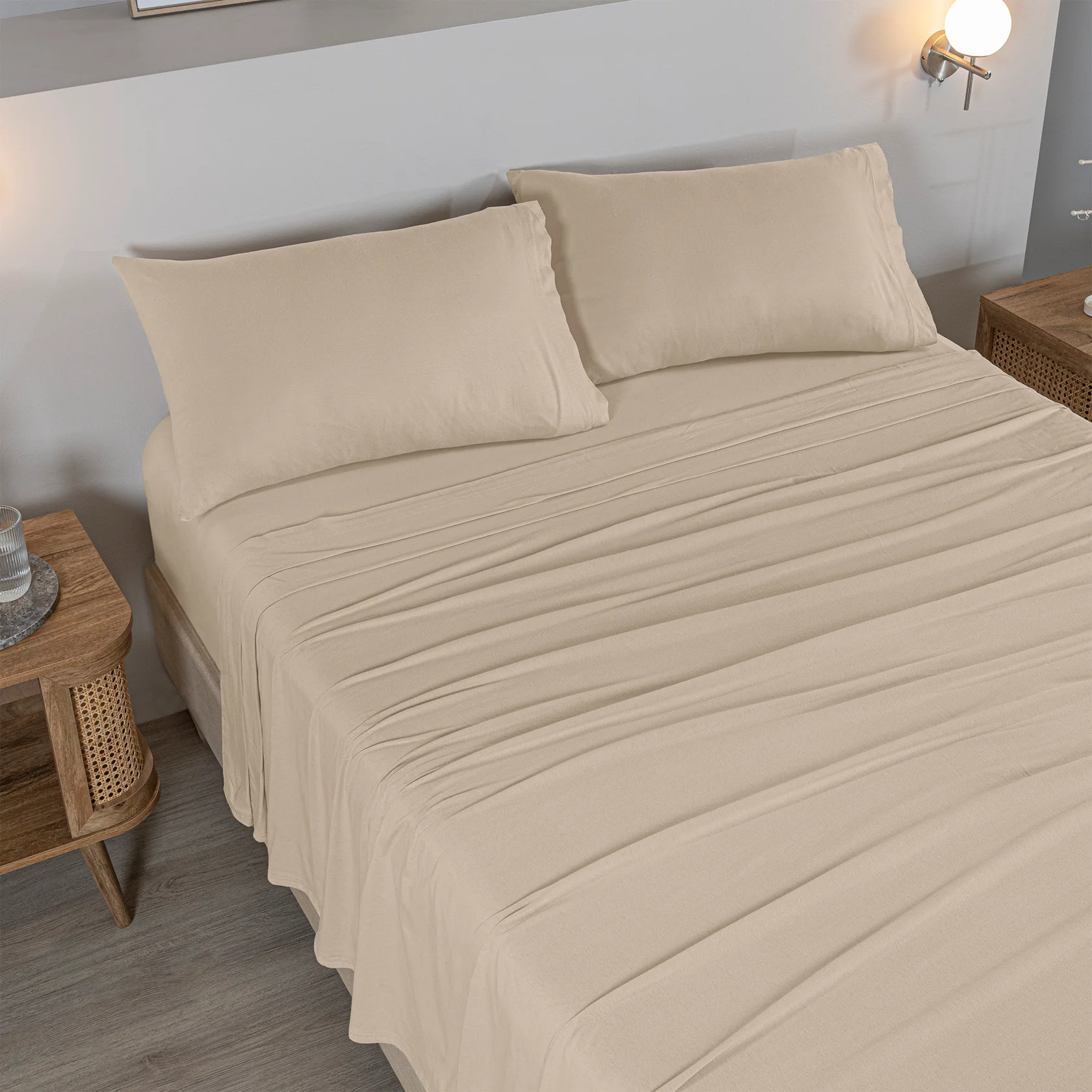 Cream T-shirt Sheets