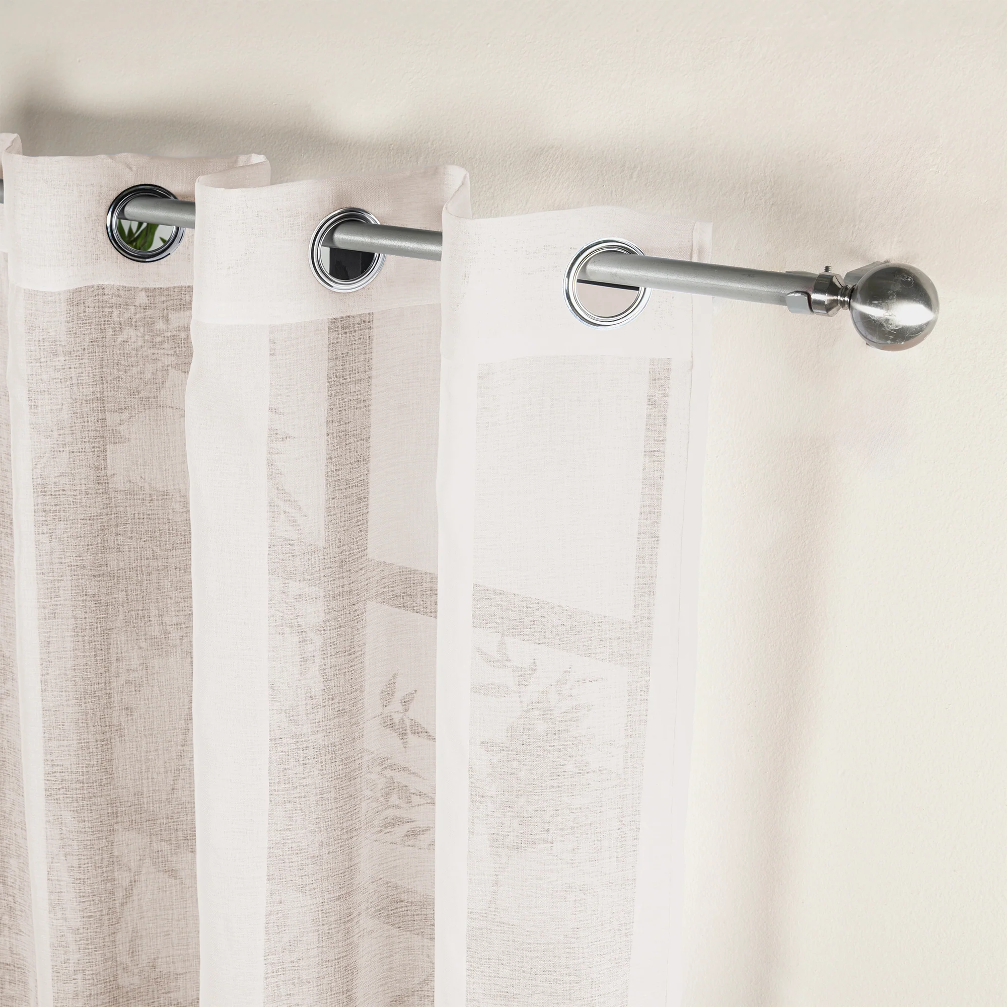 Beige Vienna Ring Curtains