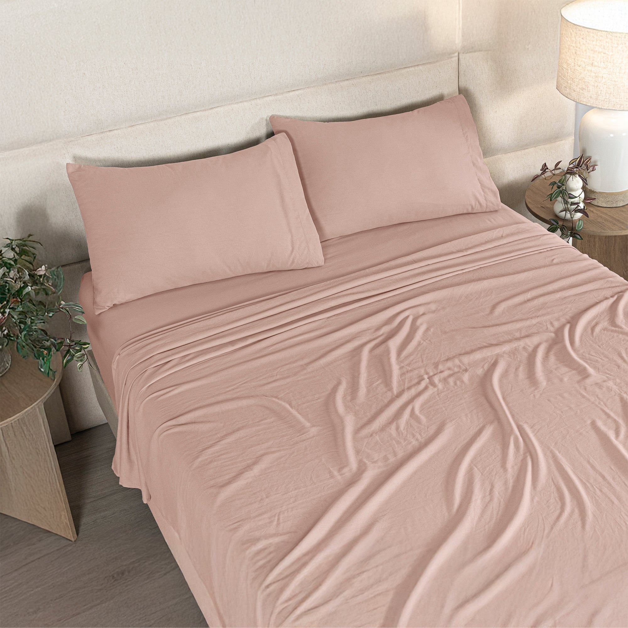Viasoft Washed Pink Sheets