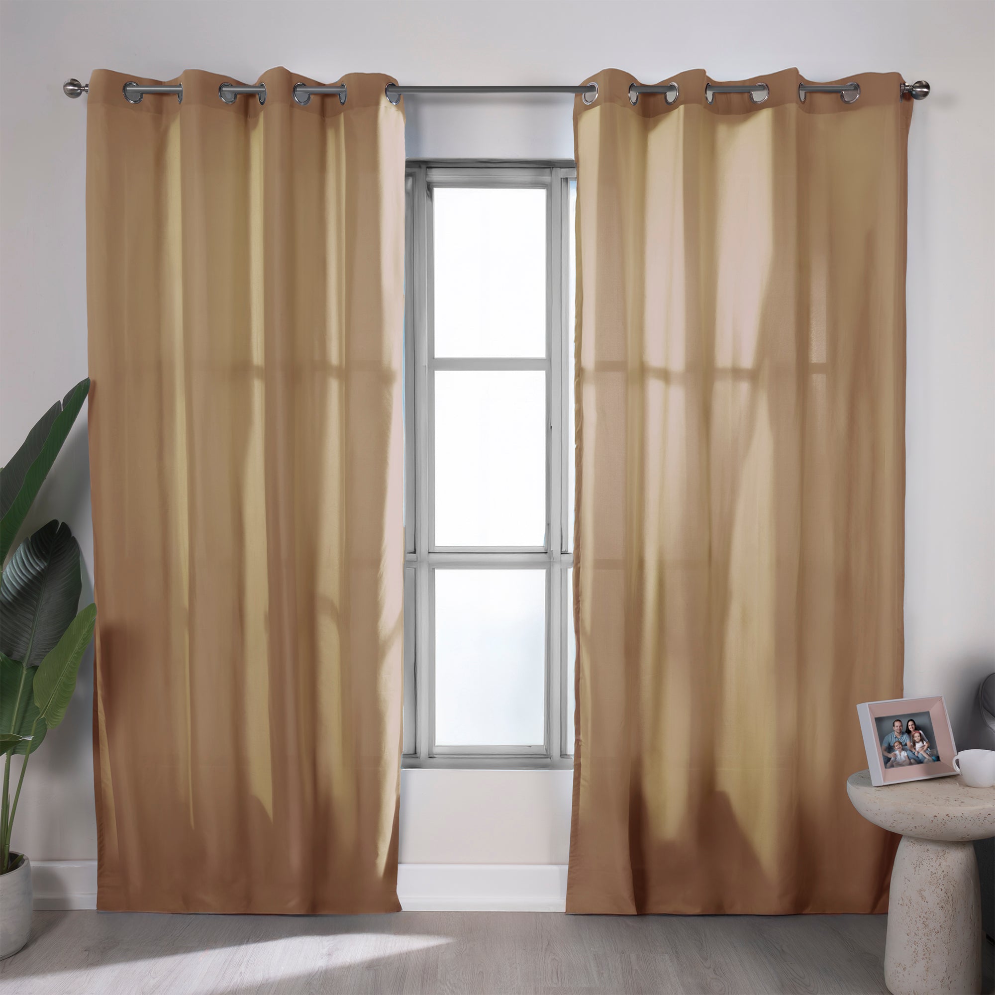 Viasoft Khaki Curtains