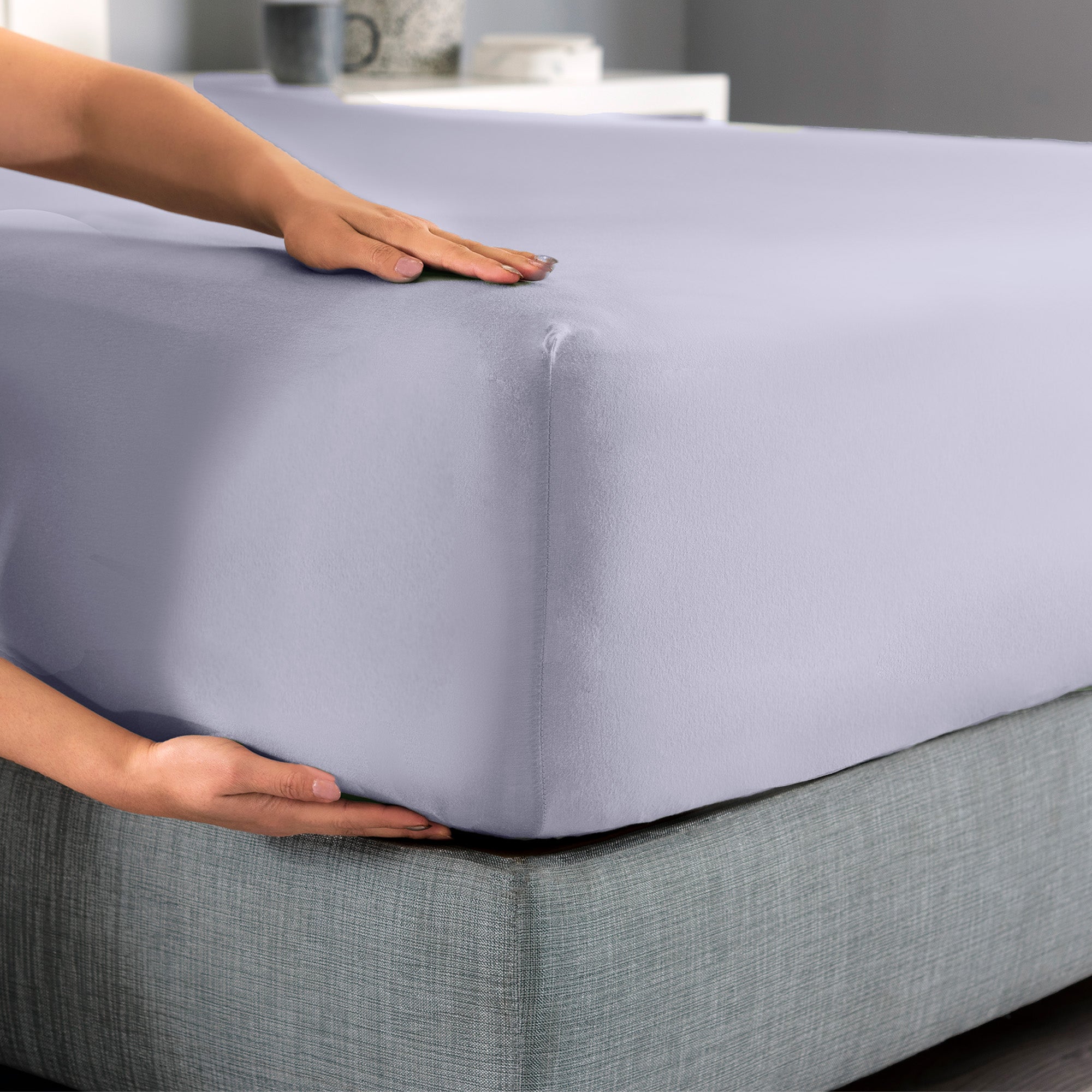 Soft Lavender Jersey Sheets