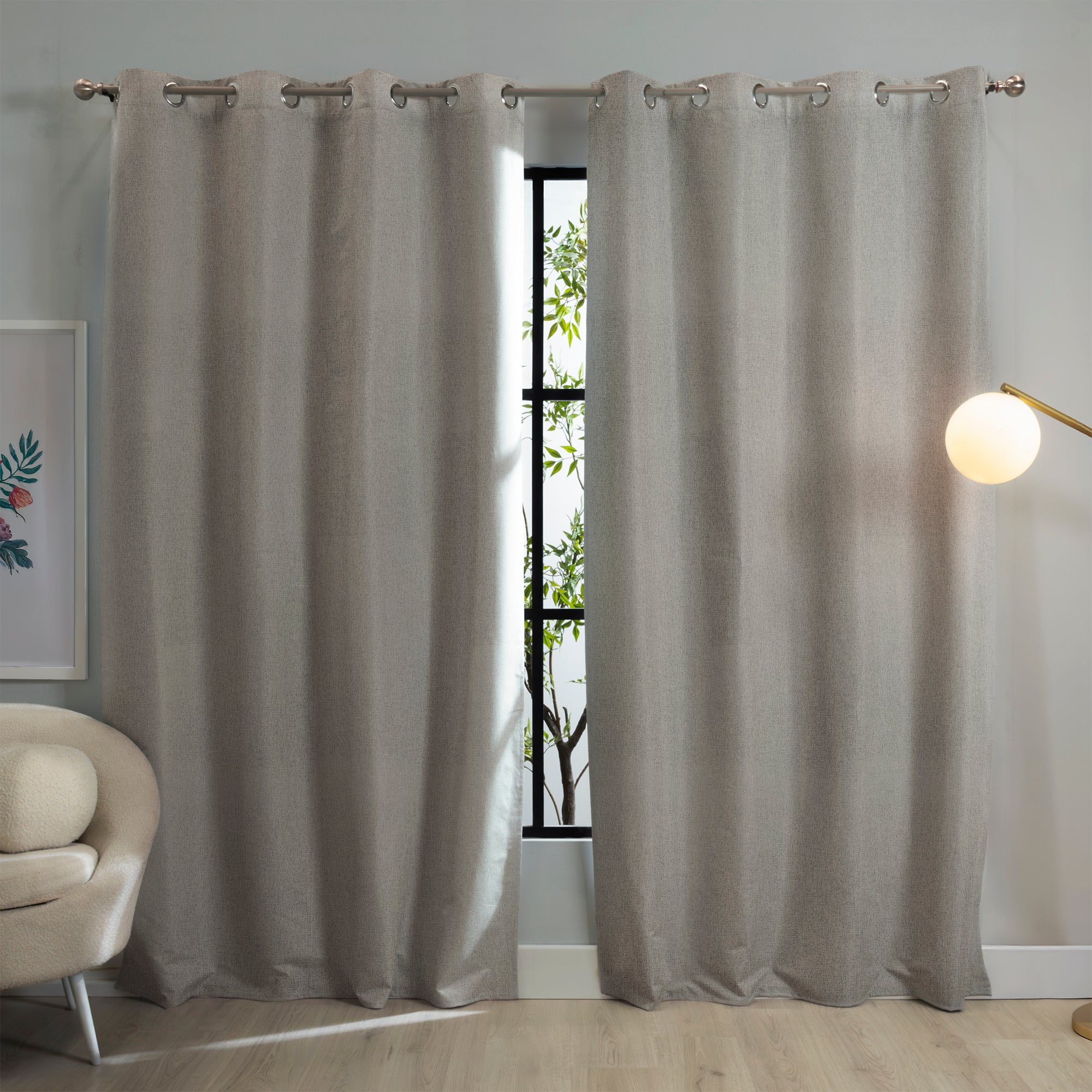 Gray Catania Blackout Curtains