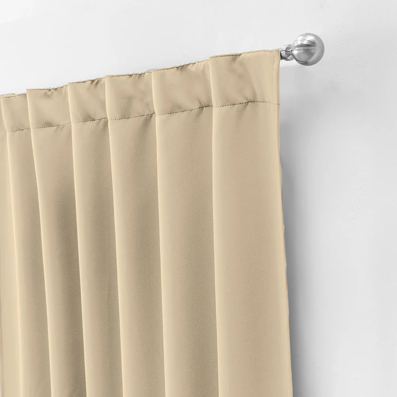Beige Blackout Curtains