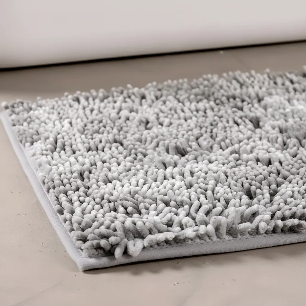 Soft Glacial Grey Bath Mat