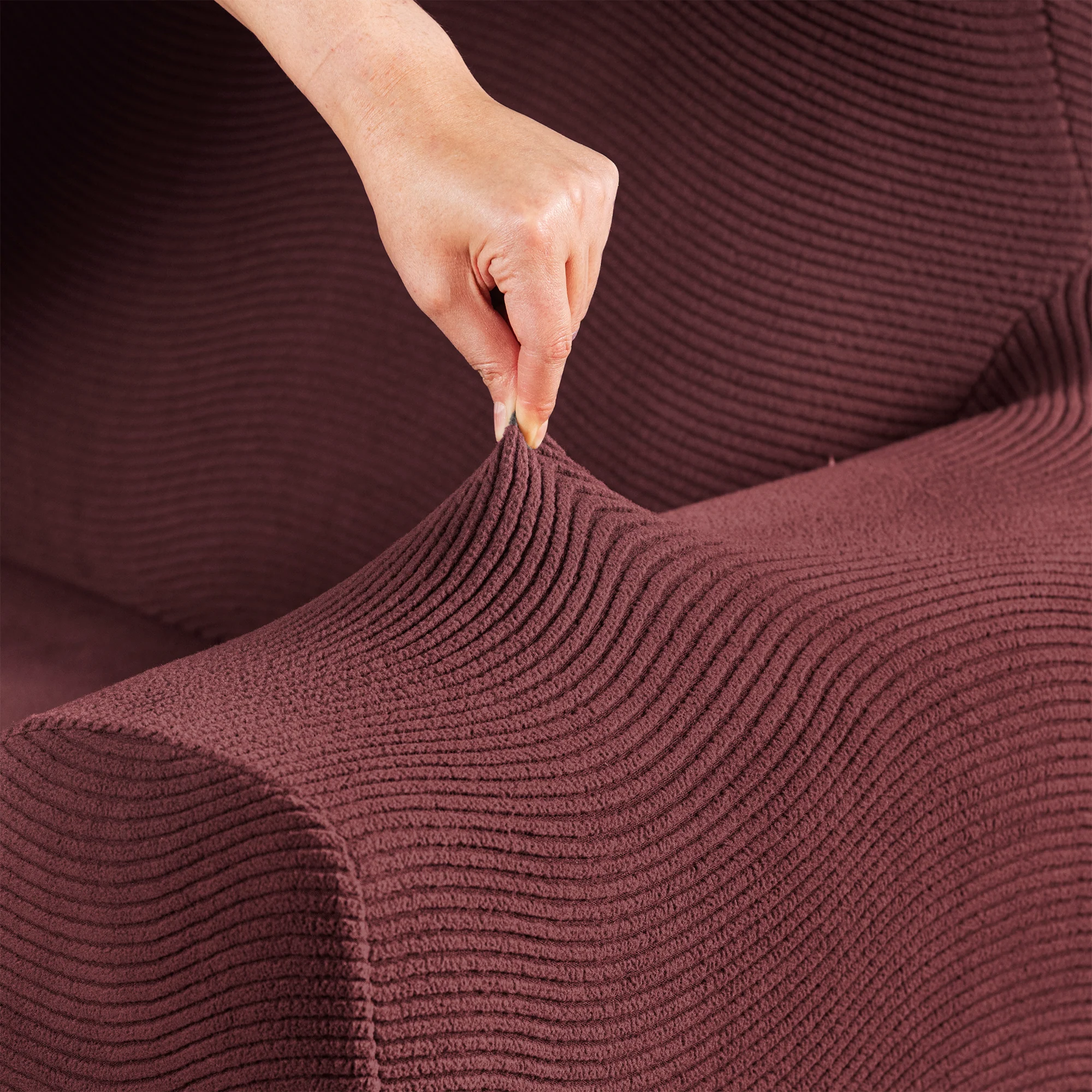 Niza Merlot Armchair Cover