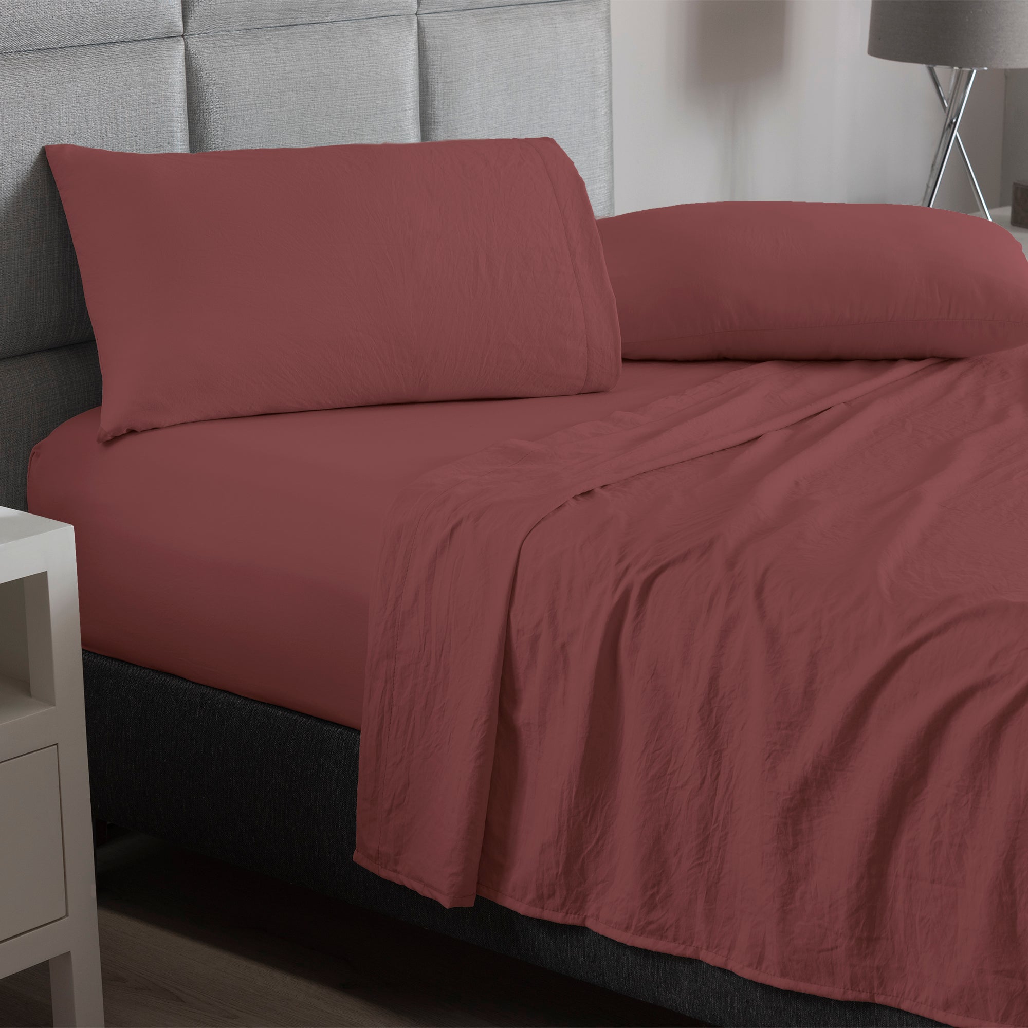 Viasoft Washed Blush Sheets